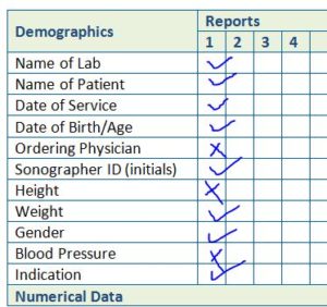 report completeness report sample