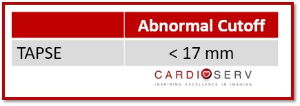TAPSE Value