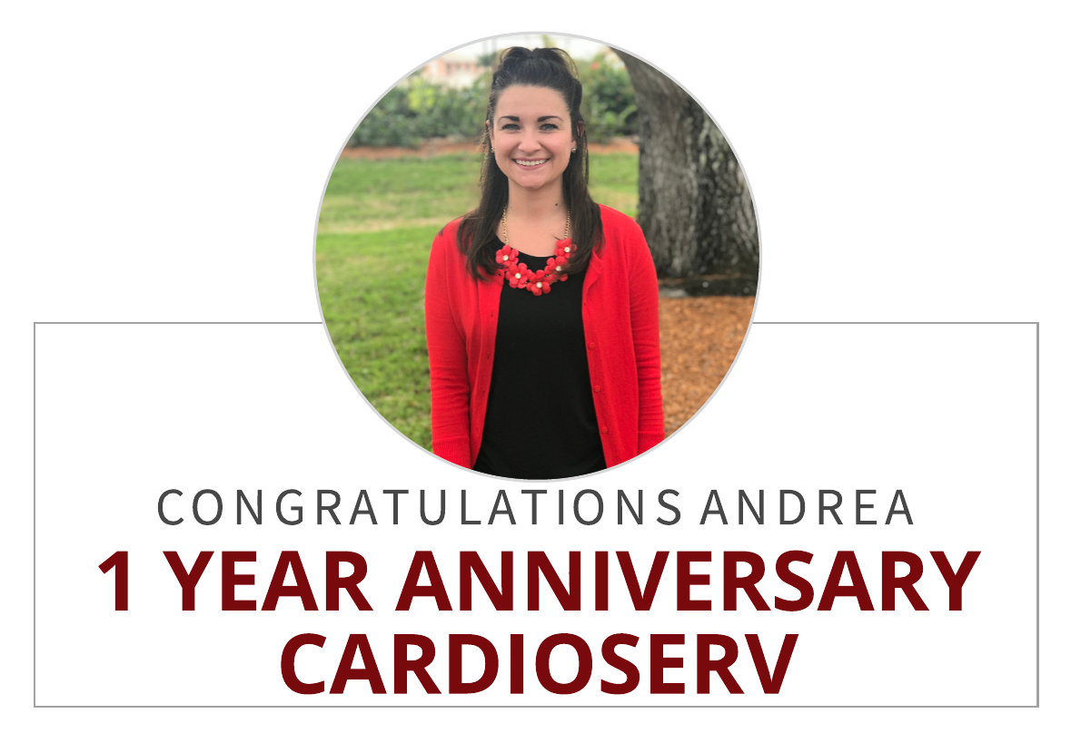 Celebrating Andrea Fields 1 Year Anniversary at CardioServ!