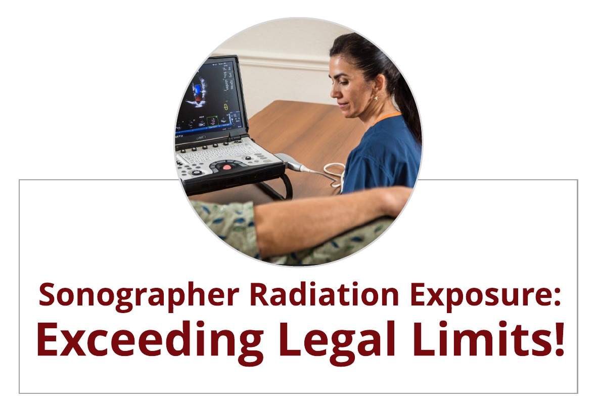 Sonographer Radiation Exposure:  You May Exceed Legally Mandated Limits!