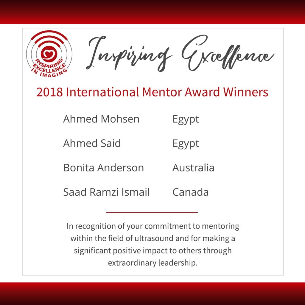 International Mentor Award Winners