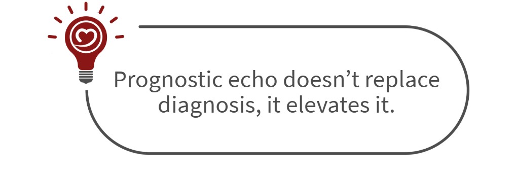 right heart echocardiography, prognostic echo